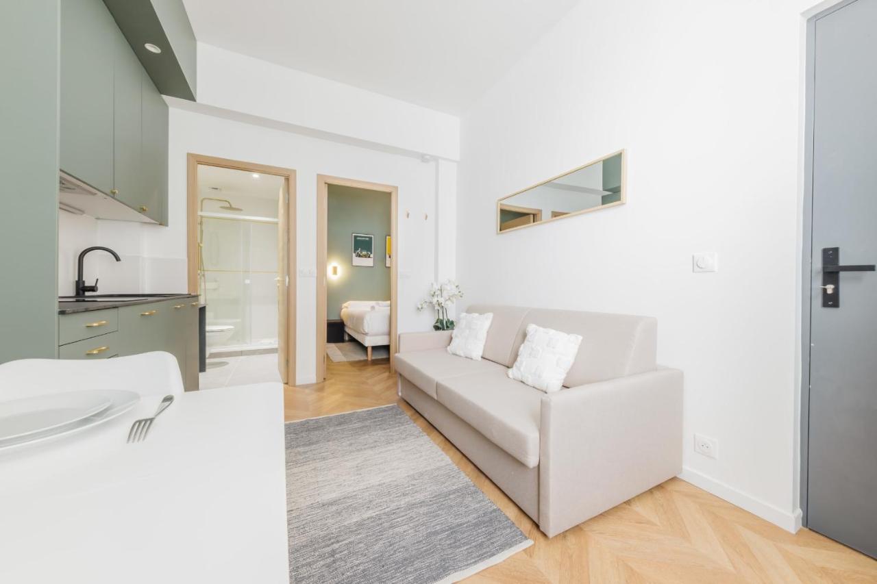 Appartement Moderne 1Br-4P - Guy Moquet Paris Exteriör bild