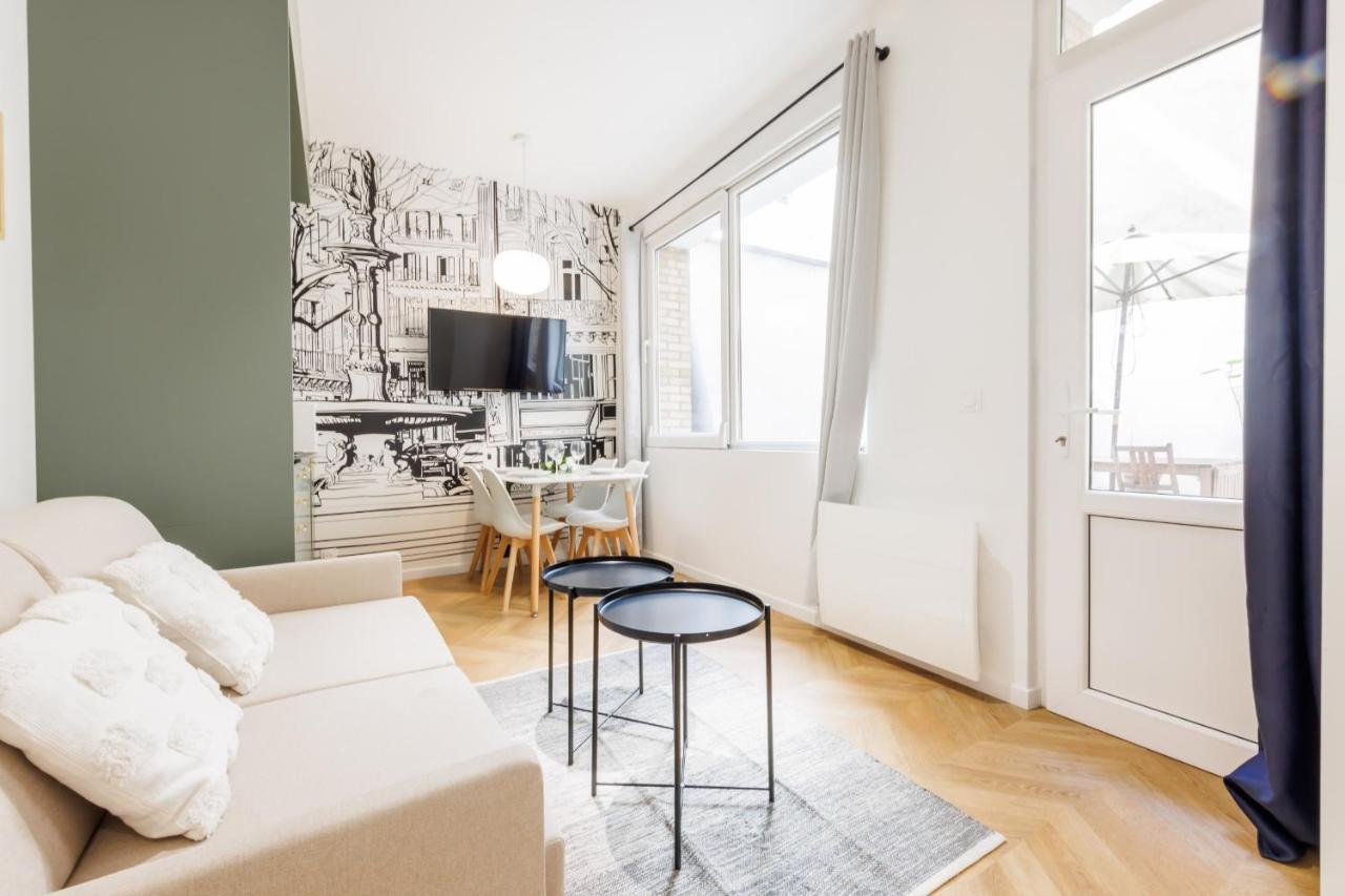 Appartement Moderne 1Br-4P - Guy Moquet Paris Exteriör bild
